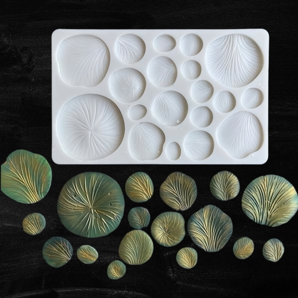 Khuôn Silicon - Lá Quạt 19c- Nấm