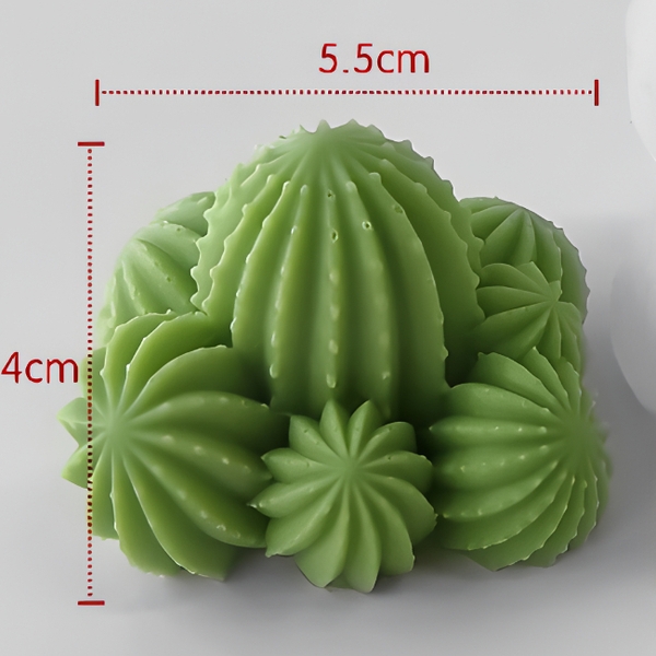 Khuôn Silicon - Sen Đá - Quanh Khía 5.5cm 7c
