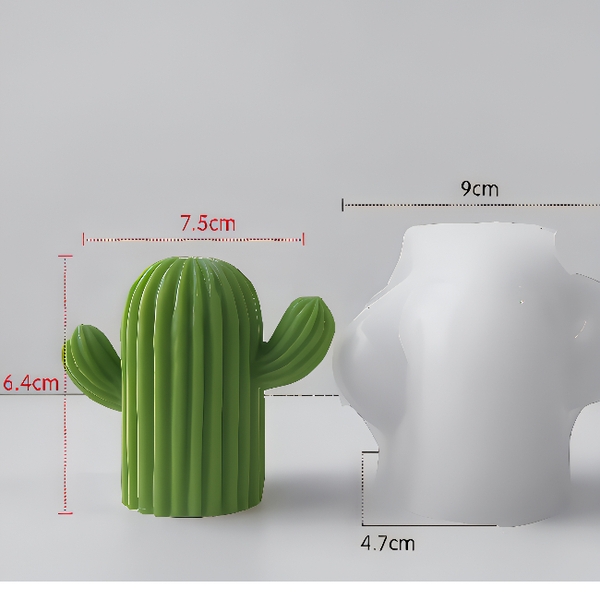Khuôn Silicon Sen Đá - Đứng -7x6.3cm - 2 Chỉa Mềm  H-0312