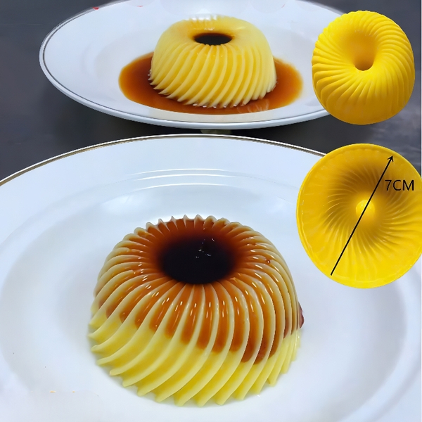 [10 cup] Khuôn Silicon - Cup Set 7cm - M06 - Sọc Nhỏ