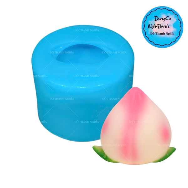 Khuôn Silicon - Trái Cây - Đào 3cm