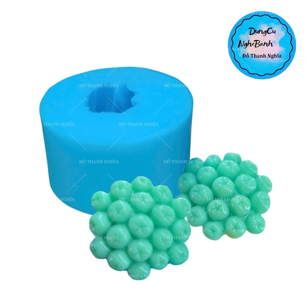 Khuôn Silicon - Trái Cây - Chùm Hoa Nho 5cm