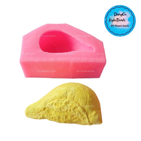 Khuôn Silicon - Trái Cây - Sầu Riêng - Múi 9.1cm
