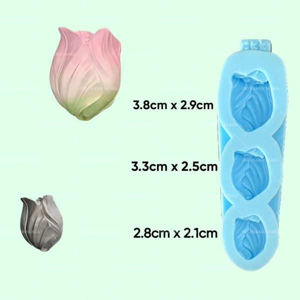 Khuôn Silicon - Hoa Hàn Quốc - H33