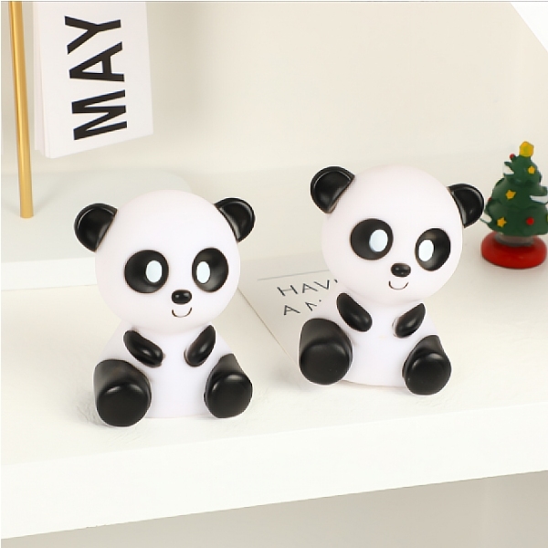 Khuôn Silicon - Động Vật - Gấu Trúc 2 Mảnh 3.7cm
