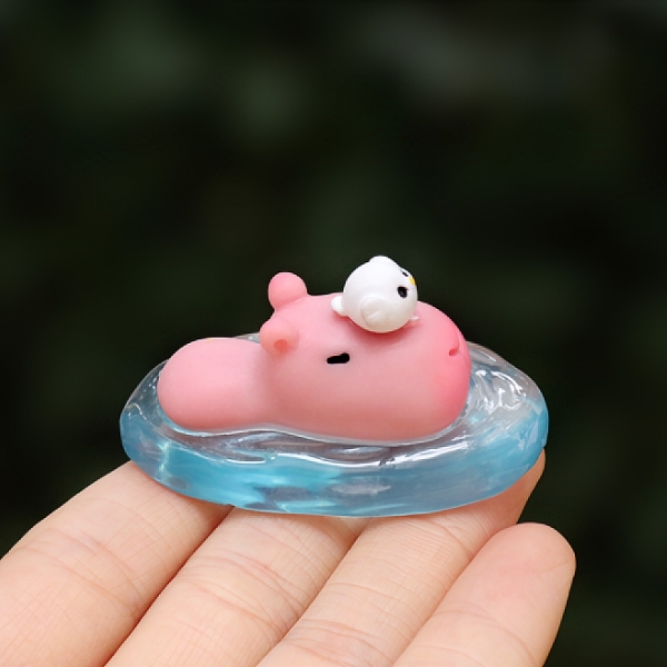 Khuôn Silicon - Động Vật - Capybara 1 Mảnh Bơi Phao
