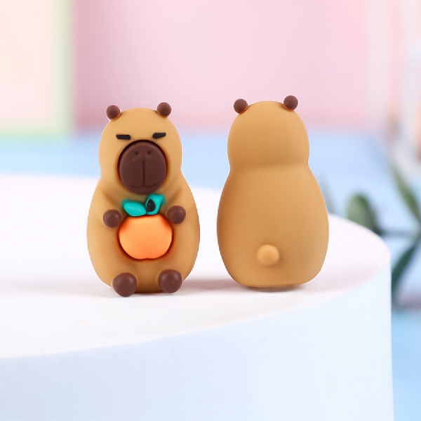 Khuôn Silicon - Động Vật - Capybara 2 Mảnh Thỏi Vàng