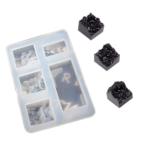 Khuôn Silicon Núi - Khuôn Núi - #4 - 4 chi tiết 9x6.2cm