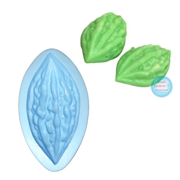 Khuôn Silicon - Rau Củ - Khổ Qua 12cm - 1 Nữa
