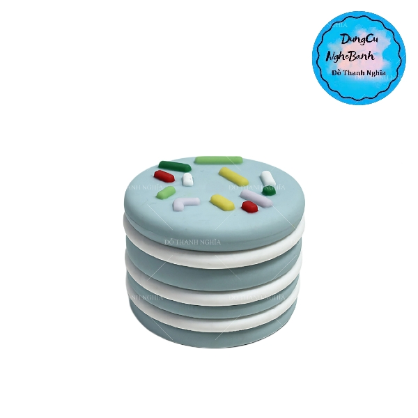 Khuôn Silicon - Bánh Kem - Quy 2 Mảnh