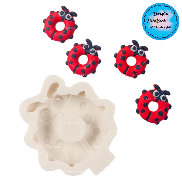 Khuôn Silicon - Côn Trùng - Con Bọ 4cm
