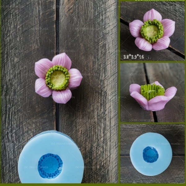 Khuôn Silicon - Hoa Cúc - Đồng Tiền Thái 3.9cm M52