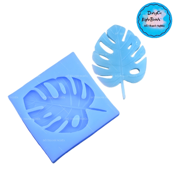 Khuôn Silicon - Lá Sake - Rừng - SLA - 7.2x5cm - Vĩ