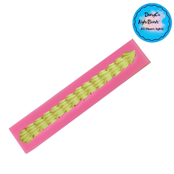 Khuôn Silicon - Viền Chuỗi Dây - Viền Vẩy Sò 14cm