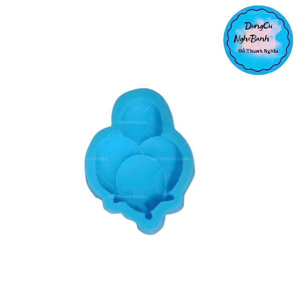 Khuôn Silicon - Bong Bóng Chùm 3c 4cm