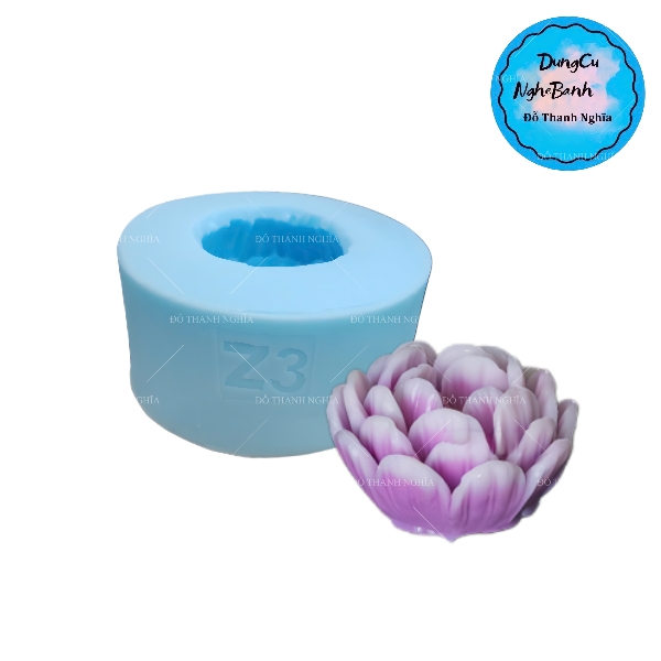 Khuôn Silicon - Hoa Mẫu Đơn - Trà Mẫu Đơn Z3 4.5cm