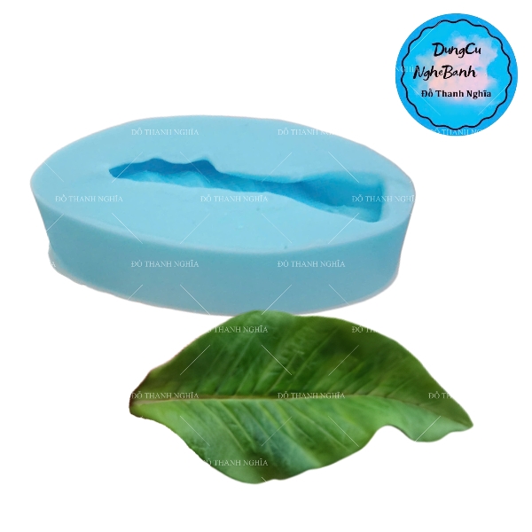 Khuôn Silicon - Lá Hồng Lớn 1c