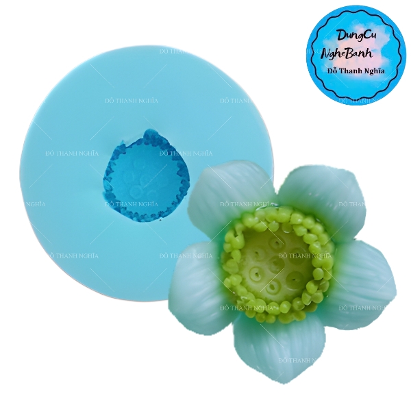 Khuôn Silicon - Hoa Cúc - Đồng Tiền Thái 3.9cm M52
