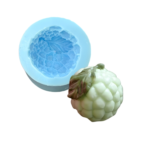 Khuôn Silicon - Trái Cây - Mãng Cầu Có Lá - HP Mãng Cầu