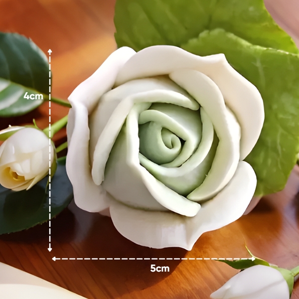 Khuôn Silicon - Hoa Hồng Nụ Búp 5cm
