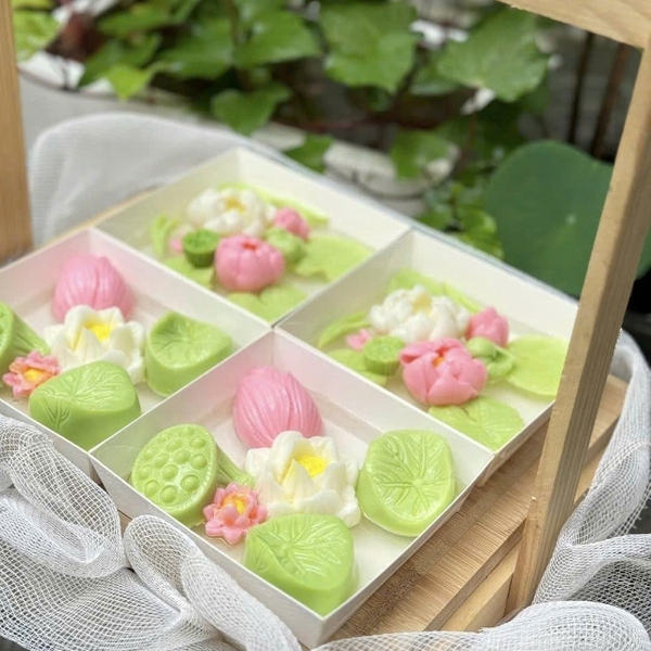 Khuôn Silicon Chè Sen - Sen Nở