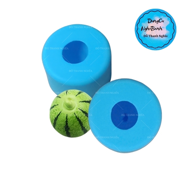 Khuôn Silicon - Trái Cây -Dưa Hấu 3cm