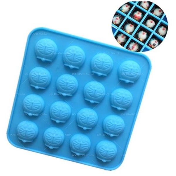 Khuôn Silicon - Động Vật - Doremon Mặt 16c