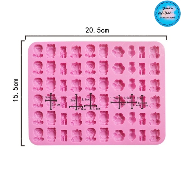 Khuôn Silicon - Chip - Chip 60c Thú