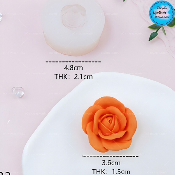 Khuôn Silicon - Hồng Nở  A1-1433