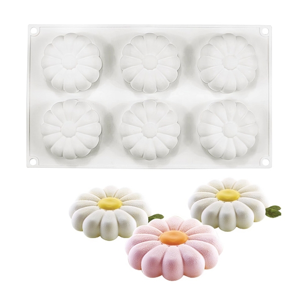 Khuôn Silicon - Vĩ Đế Hoa Mai 12 Cánh 6cm