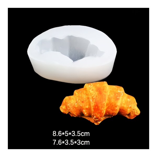 Khuôn Silicon - Bánh Mì Sừng Trâu 7.5cm