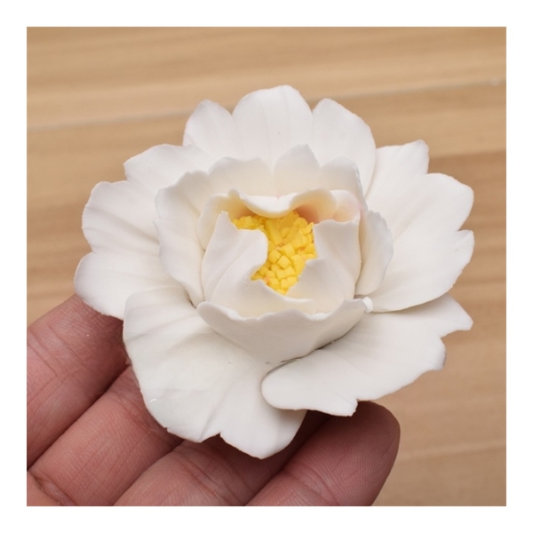 Khuôn Silicon - Hoa Mẫu Đơn - 7cm - Nhụy