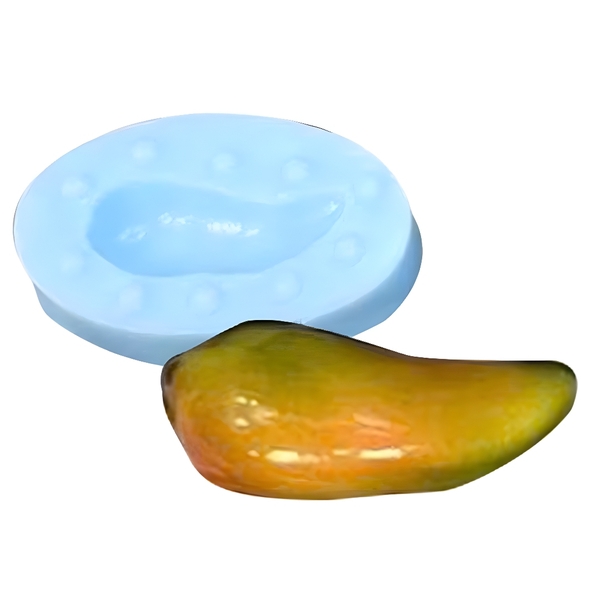 Khuôn Silicon - Trái Cây - Trái Ớt 2 Mảnh 5cm