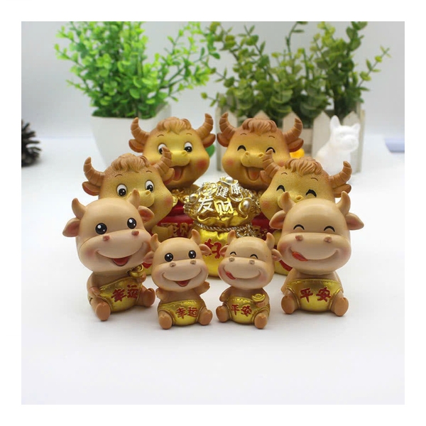 Khuôn Silicon - Động Vật - Trâu 2 mảnh 5.5cm M04