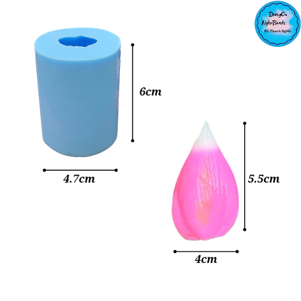 Khuôn Silicon - Nụ Hoa Sen