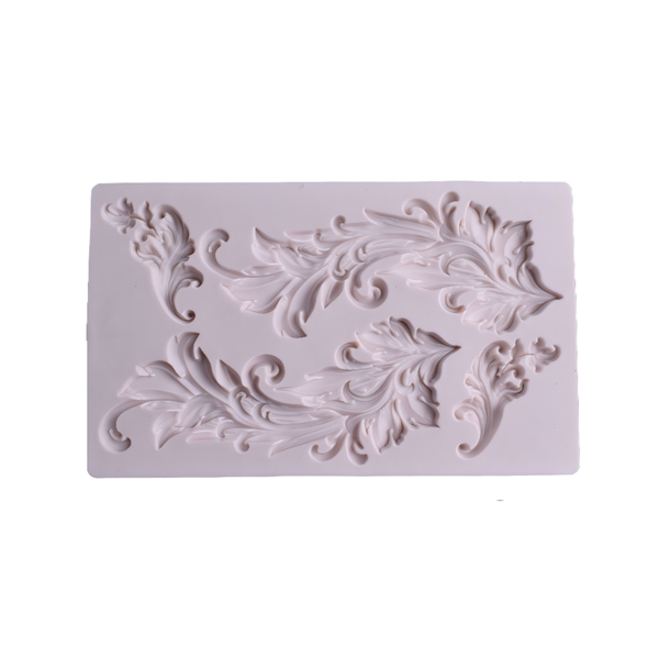 Khuôn Silicon - Lá Cong Uốn Éo
