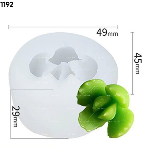 Khuôn Silicon - Sen Đá Mầm 4c - 4cm