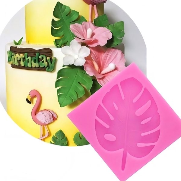 Khuôn Silicon - Lá Sake - Rừng - SLA - 7.2x5cm - Vĩ