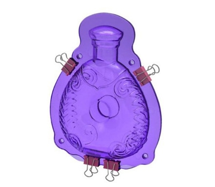 Vĩ Nhựa Cứng - 2 Mảnh - Chai Rượu XO - 15x10cm