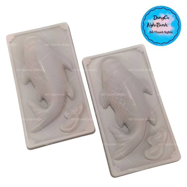 Vĩ Nhựa PP - Cá Chép 23cm - 1c - Cá 23cm và 2 Thỏi Vàng mini