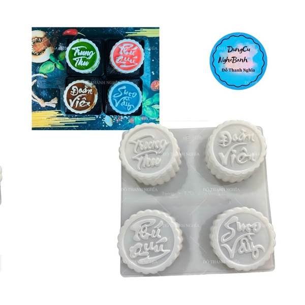 Vĩ Nhựa PP - Chữ 9cm - YB374 - Đoàn Viên Sum Vầy TQ PQ