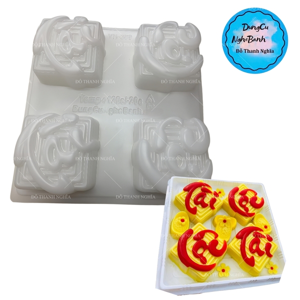 Vĩ Nhựa PP - Chữ 9cm - YB380 - Tài Lộc - Vuông