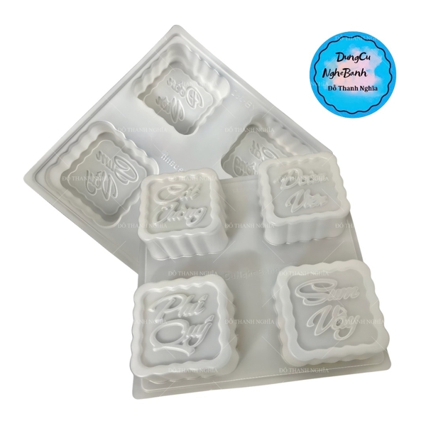 Vĩ Nhựa PP - Chữ 9cm - YB382 - Cát Tường ĐV PQ SV - Vuông