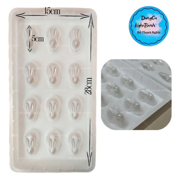 Vĩ Nhựa PP - Động Vật - 12c - Con Thỏ