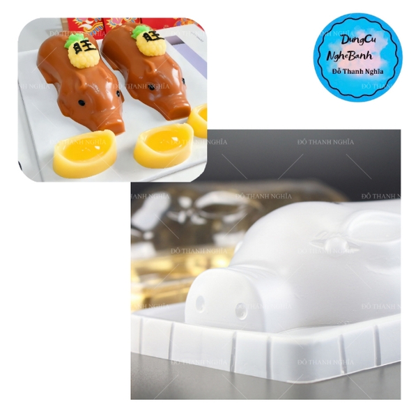 Vĩ Nhựa PP - Động Vật - Heo Quay Sữa
