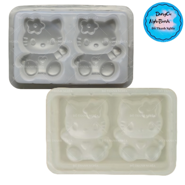 Vĩ Nhựa PP - Em Bé - 2c - Mèo Kitty Ngồi 8cm