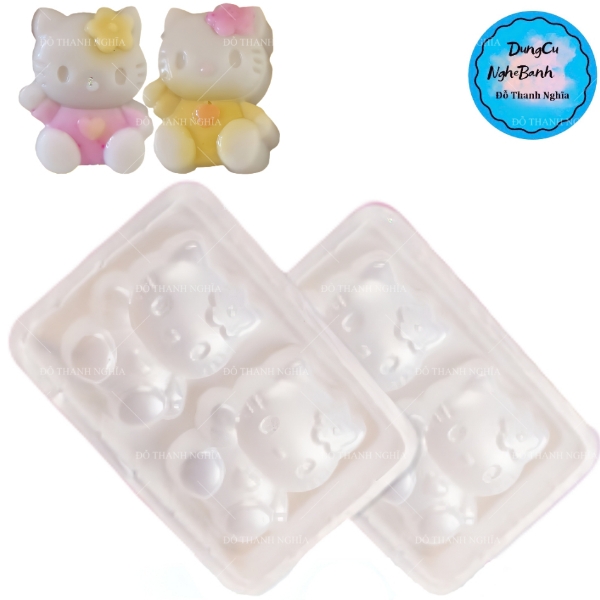 Vĩ Nhựa PP - Em Bé - 2c - Mèo Kitty Ngồi 8cm
