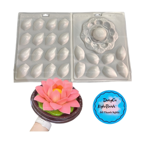 Vĩ Nhựa PP - Hoa - Ghép Hoa Sen 18cm
