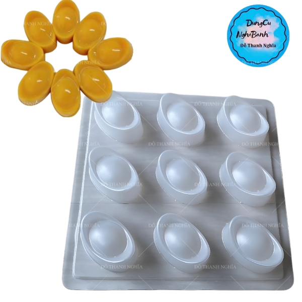 Vĩ Nhựa PP - Thỏi Vàng - 9c - 6cm - Trơn