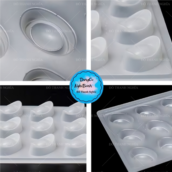 Vĩ Nhựa PP - Thỏi Vàng - 9c - 6cm - Trơn